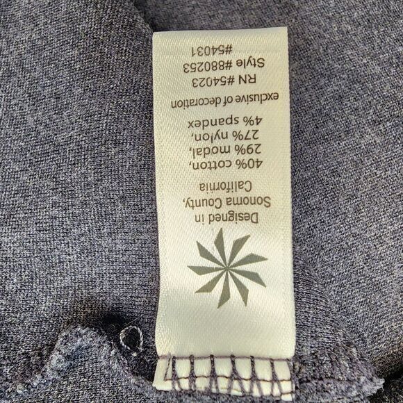 Athleta Women's Dress‎ Small Knit V-neck Long Sleeves Gray Pockets Celebration - Picture 6 of 8